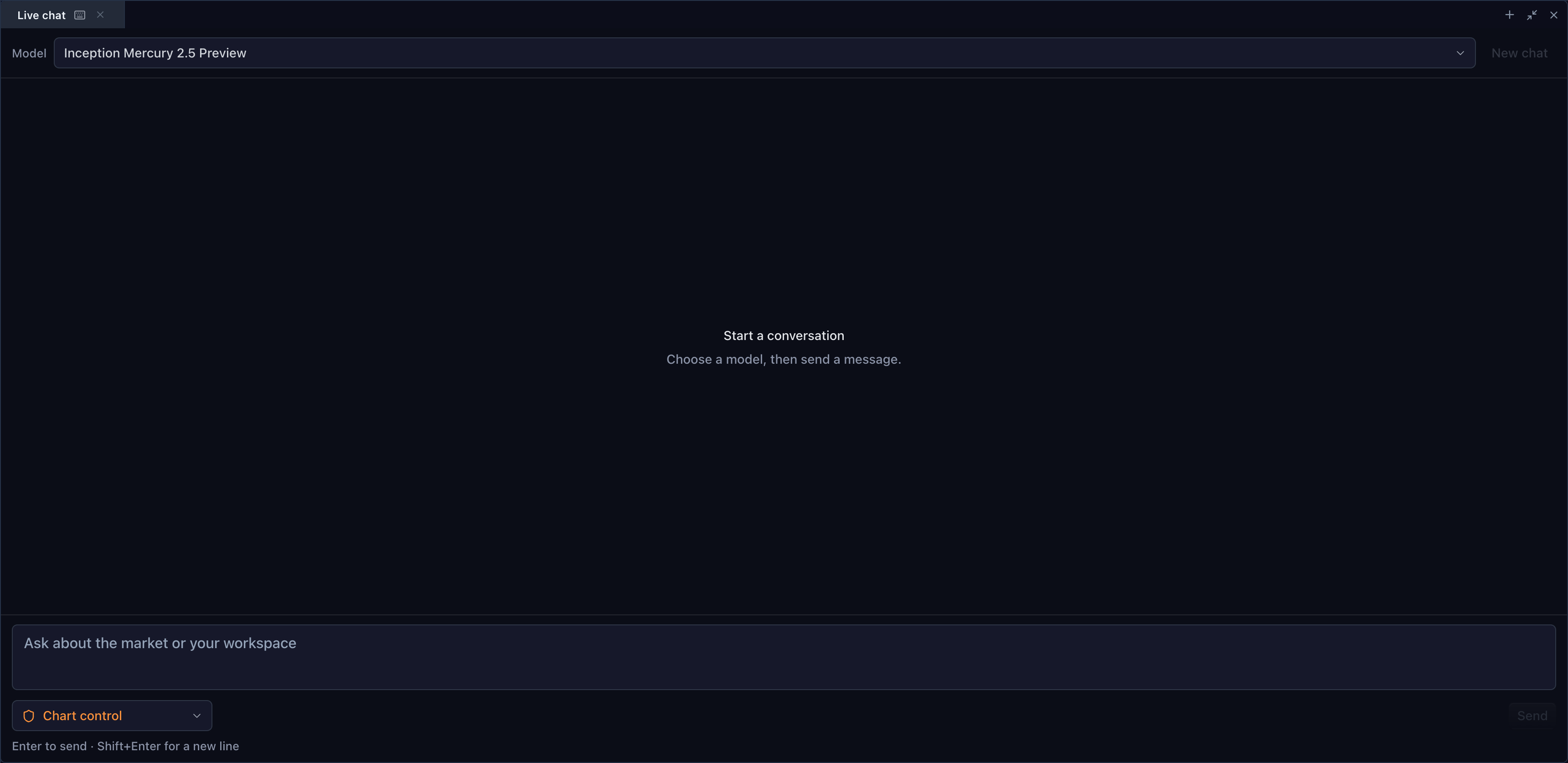 TradeScript Agent chat panel