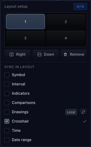 TradeScript Multi-chart workspace